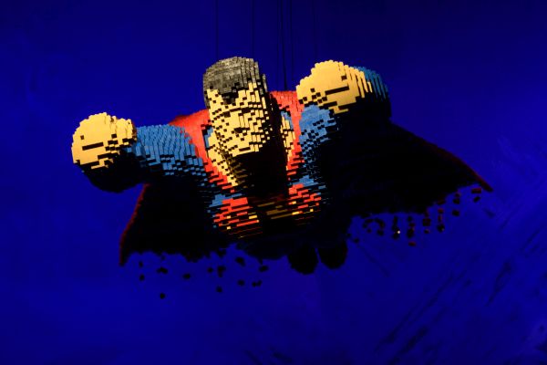 The Art of the Brick: DC Super Heroes, Upper Ground, Southbank, London, Britain - 28 Feb 2017